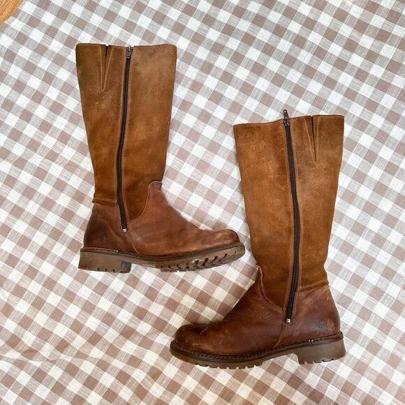 Bos. & Co. Hudson Waterproof Boot in Cognac / Redwood Gobi / Suede - Picture 4 of 16